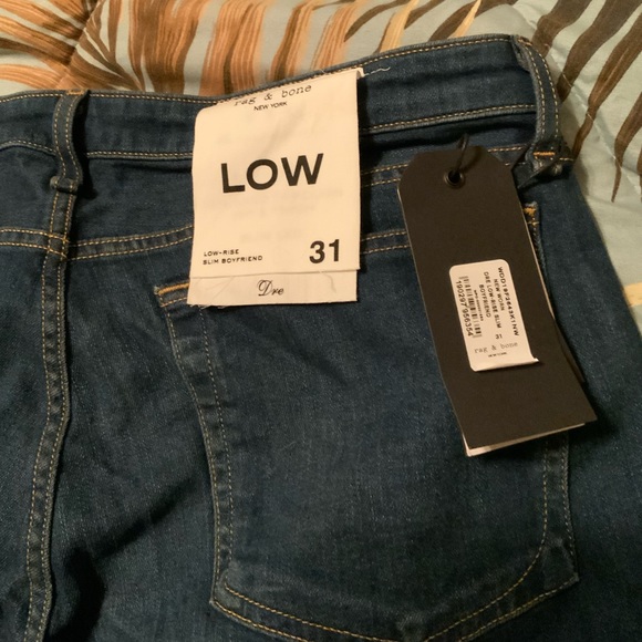 Rag & Bone Slim Boyfriend Jeans - Picture 2 of 8